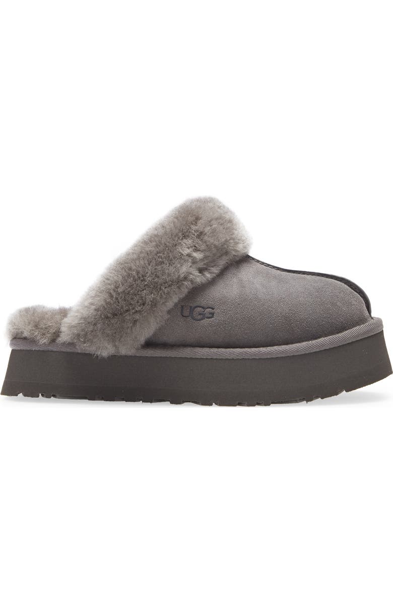 UGG<sup>®</sup> Disquette Slipper, Alternate, color, Charcoal