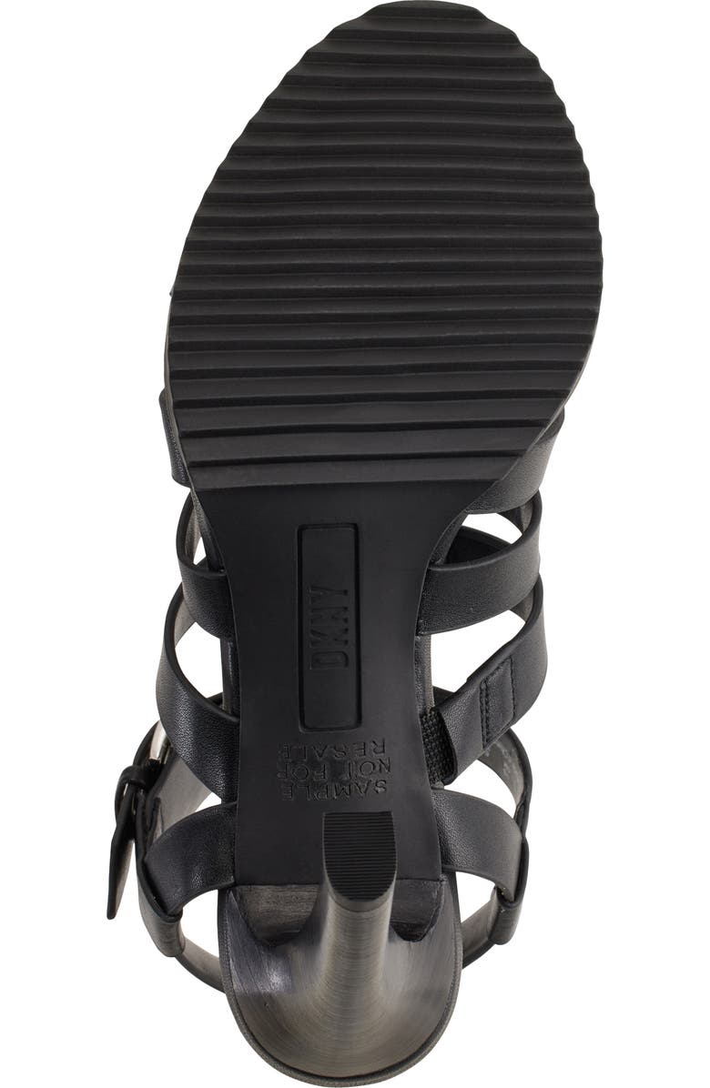 DKNY Bria Slingback Cage Sandal, Alternate, color, Black