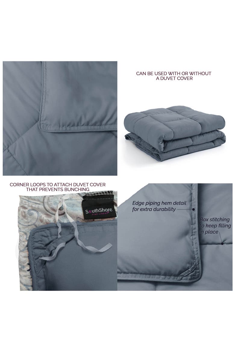 Vilano Down Alternative, Alternate, color, SLATE BLUE