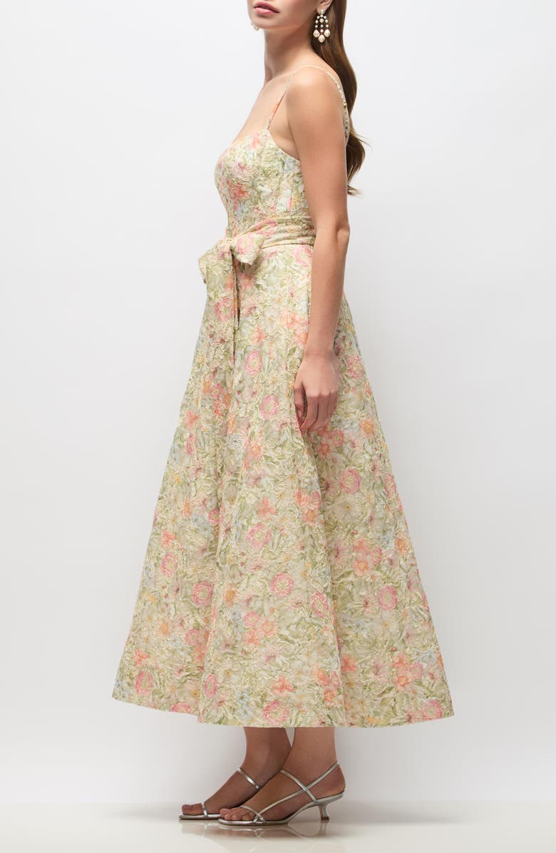 Dessy Collection Addy Floral Embroidered Party Dress, Alternate, color, Wildflower Multi