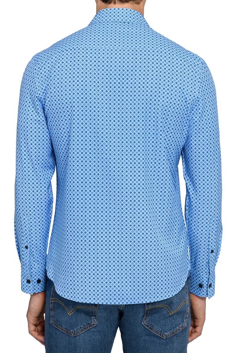 Round And Round Woven Long Sleeve Basic, Alternate, color, CIEL