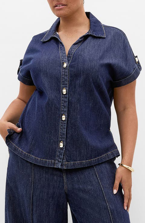 Tilly Cotton Denim Shirt