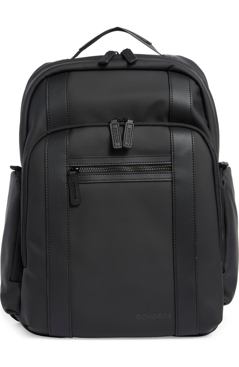 Bonobos Rubberized Computer Backpack, Main, color, Black