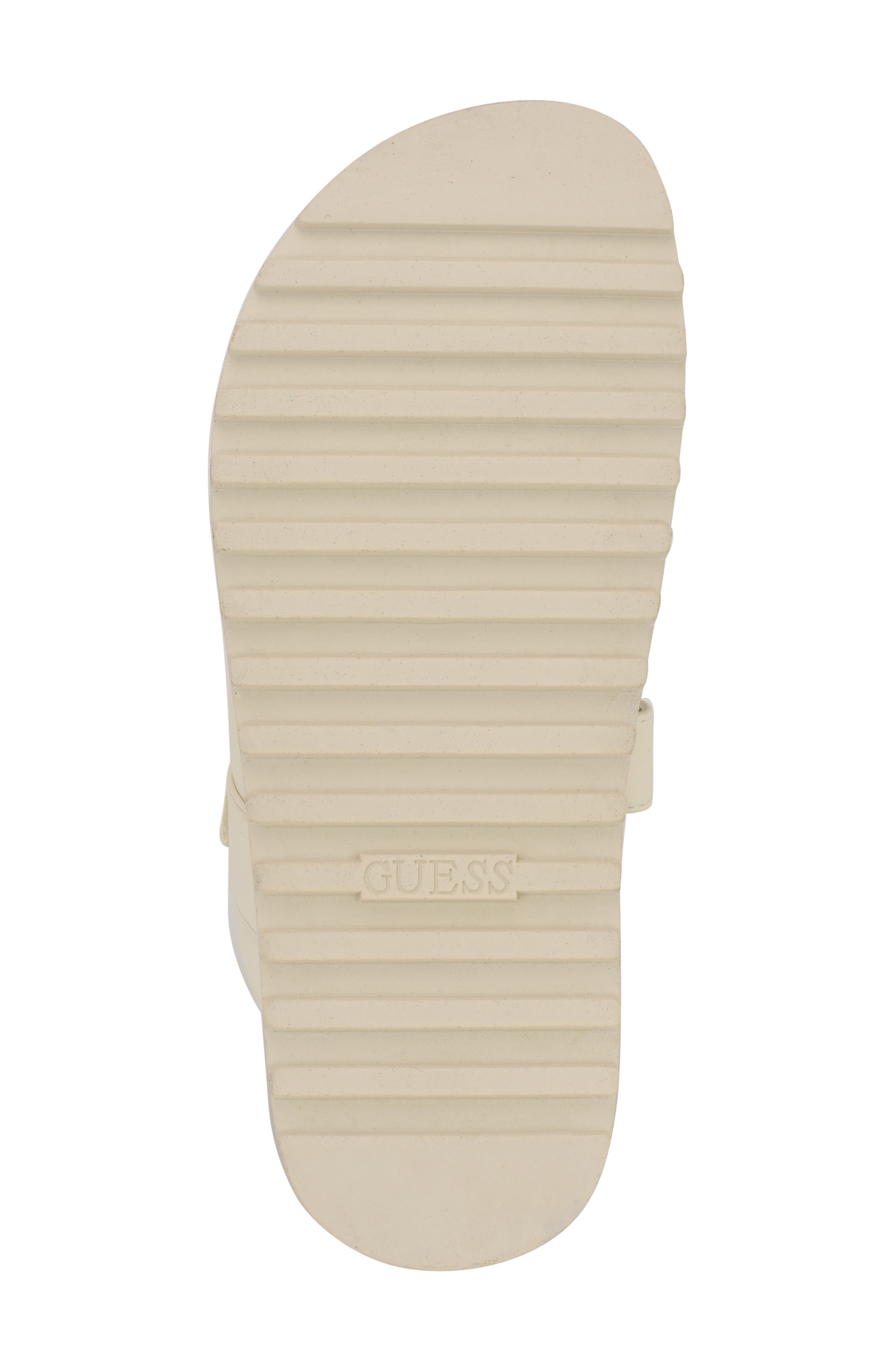GUESS Fabulon Slide Sandal, Alternate, color, Ivory