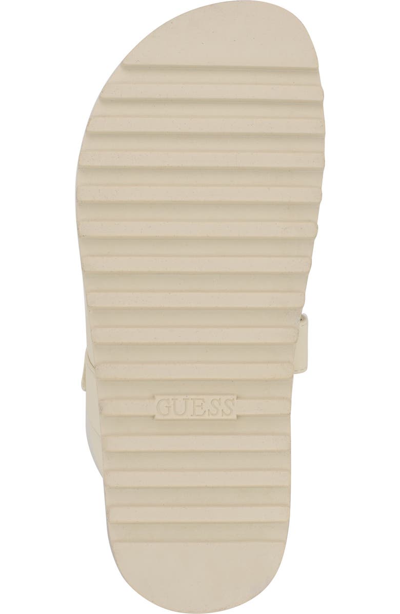 GUESS Fabulon Slide Sandal, Alternate, color, Ivory
