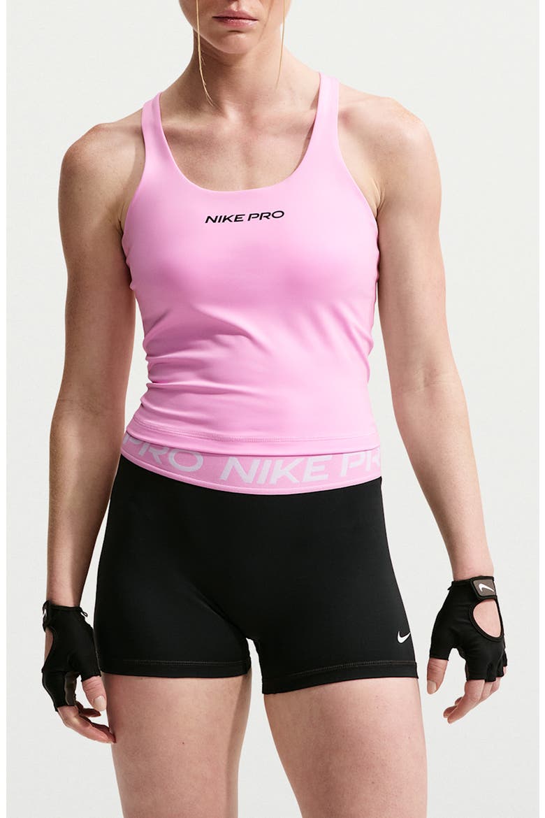 Pro Dri-FIT Racerback Tank, Main, color, PINK RISE/ BLACK