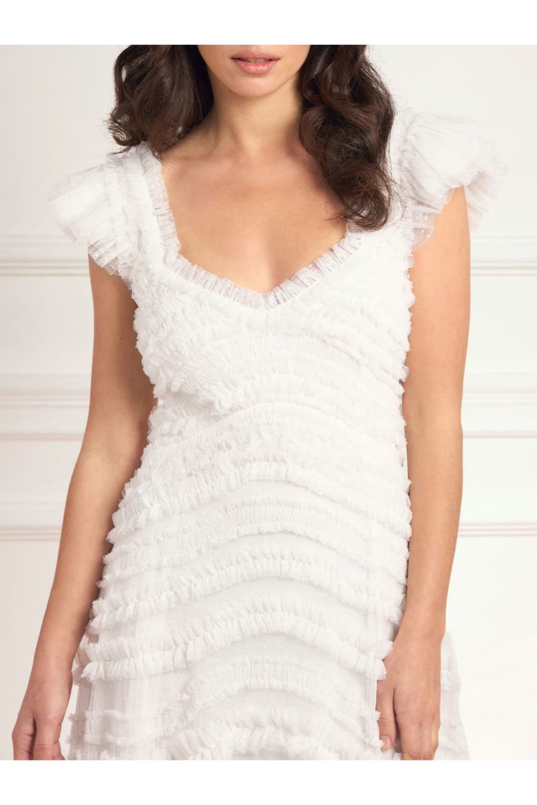Amara Backless Gown, Alternate, color, Swan White