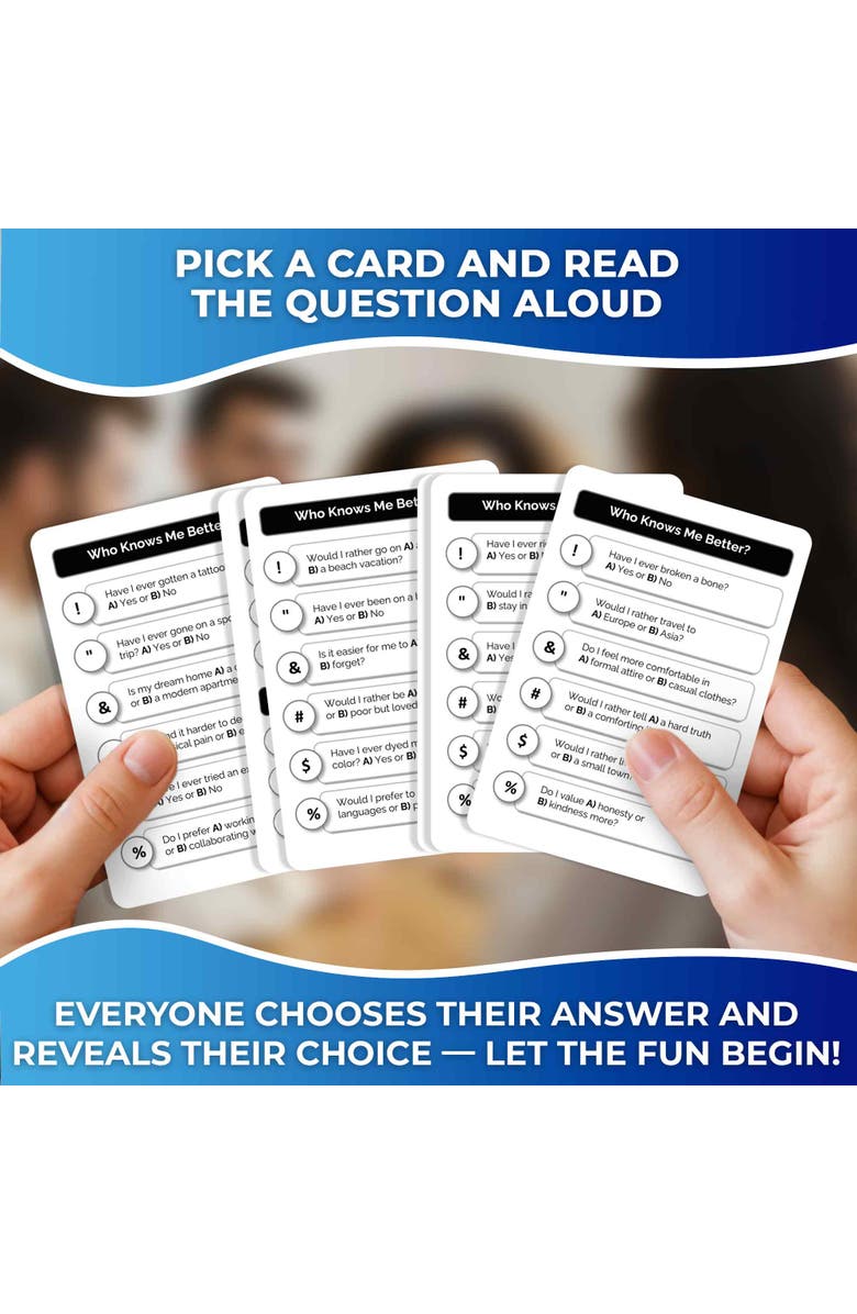 Quokka Who Knows Better? Trivia Card Games for Kids & Family, Alternate, color, Original