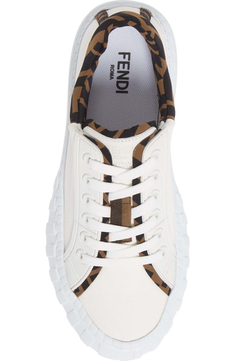 Fendi FF Logo Platform Sneaker, Alternate, color,