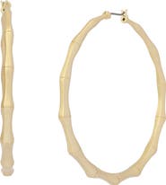 AllSaints Large Angular Hoop Earrings