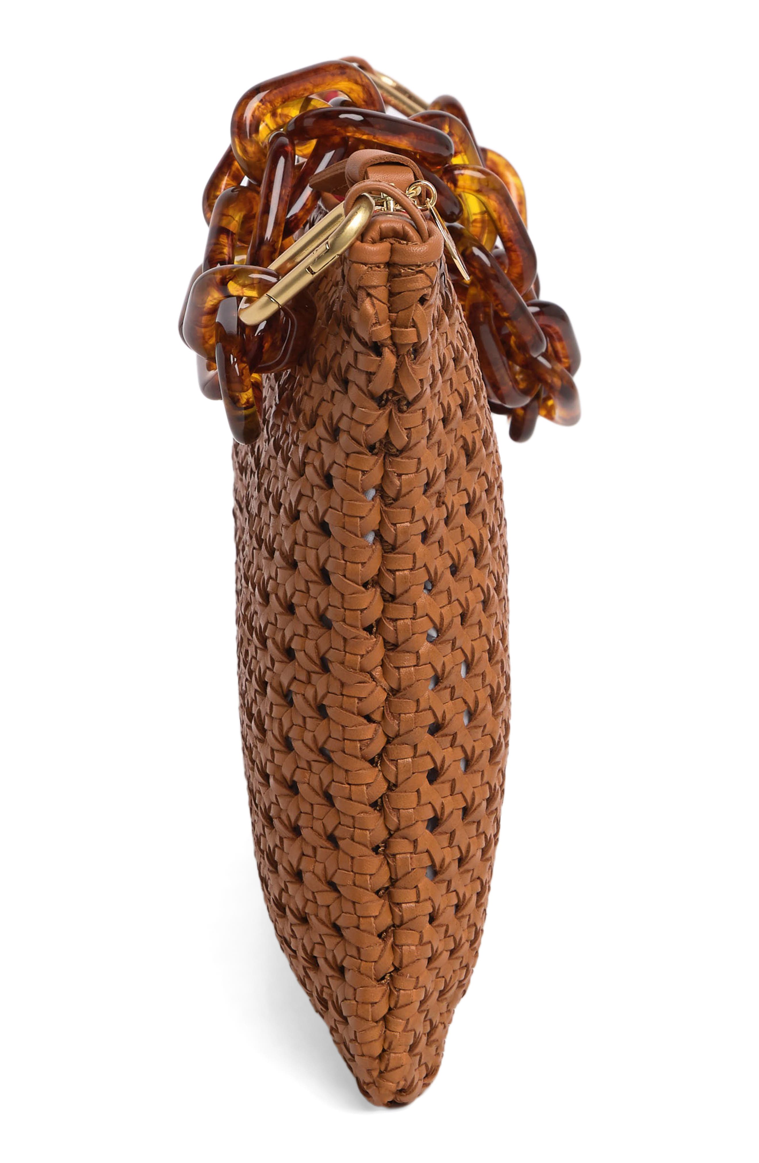 Clare V. Woven Flat Clutch, Alternate, color, 