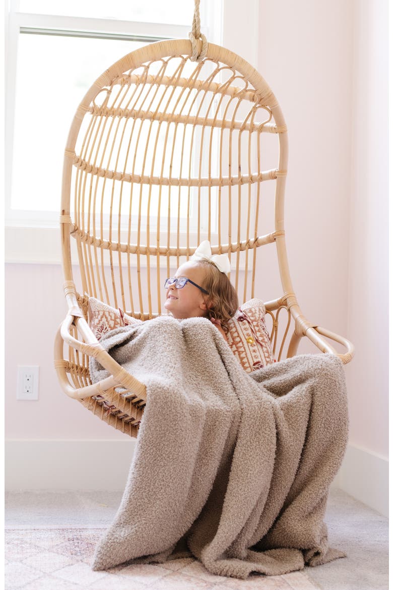 Bamboni Toddler Blanket, Alternate, color, TAUPE