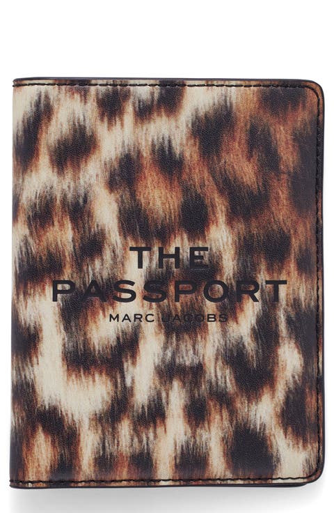 The Leopard Leather Passport Case