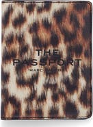 Marc Jacobs The Leopard Leather Passport Case