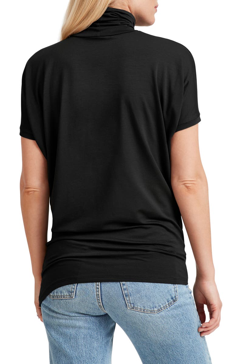 Marcella Layla Turtleneck Top, Alternate, color, Black