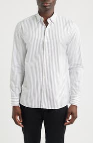 Mavi Jeans Stripe Regular Fit Cotton Button-Up Shirt