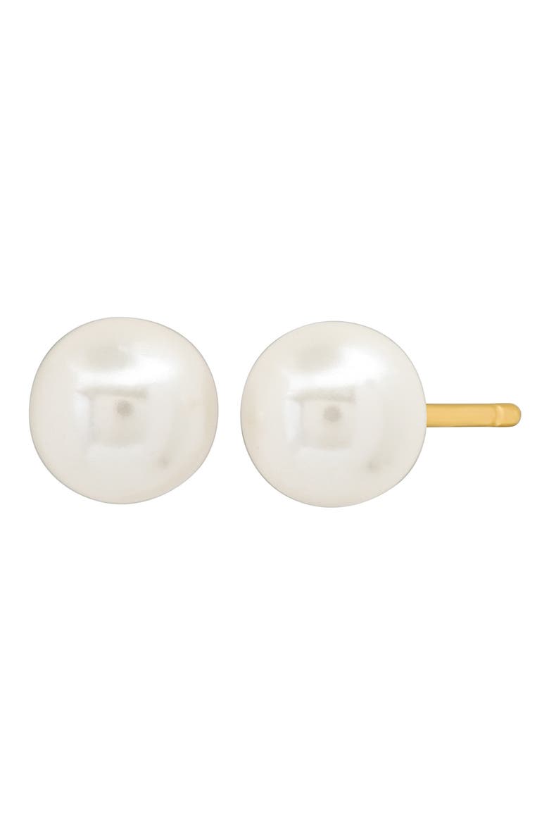 Imitation Pearl Earrings, Main, color, PEARL