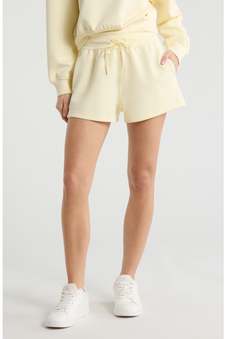 Cloudscape Sweat Shorts, Main, color, PEAR SORBET