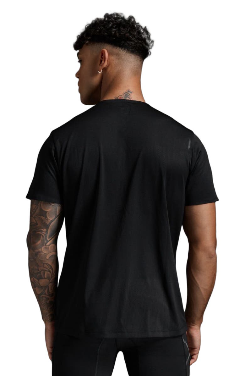 2XU Light Speed Tech Tee, Alternate, color, Black/Black Reflective