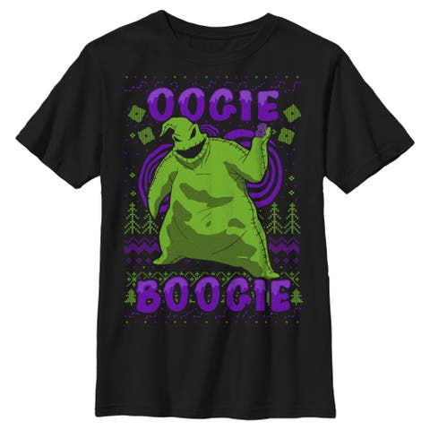 Boy's The Nightmare Before Christmas Oogie Boogie Ugly Sweater  Graphic T-Shirt