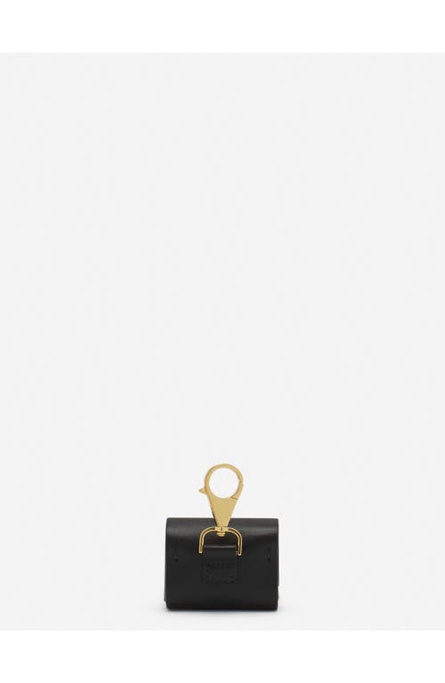 Lanvin Signature Leather Case For Airpods Pro In Black