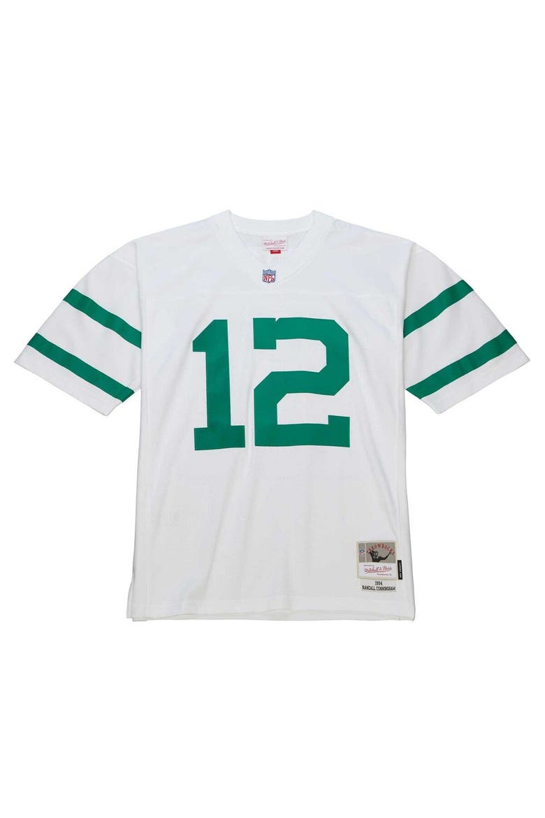 Men's Mitchell & Ness Randall Cunningham White Philadelphia Eagles Legacy Replica Jersey, Alternate, color, White