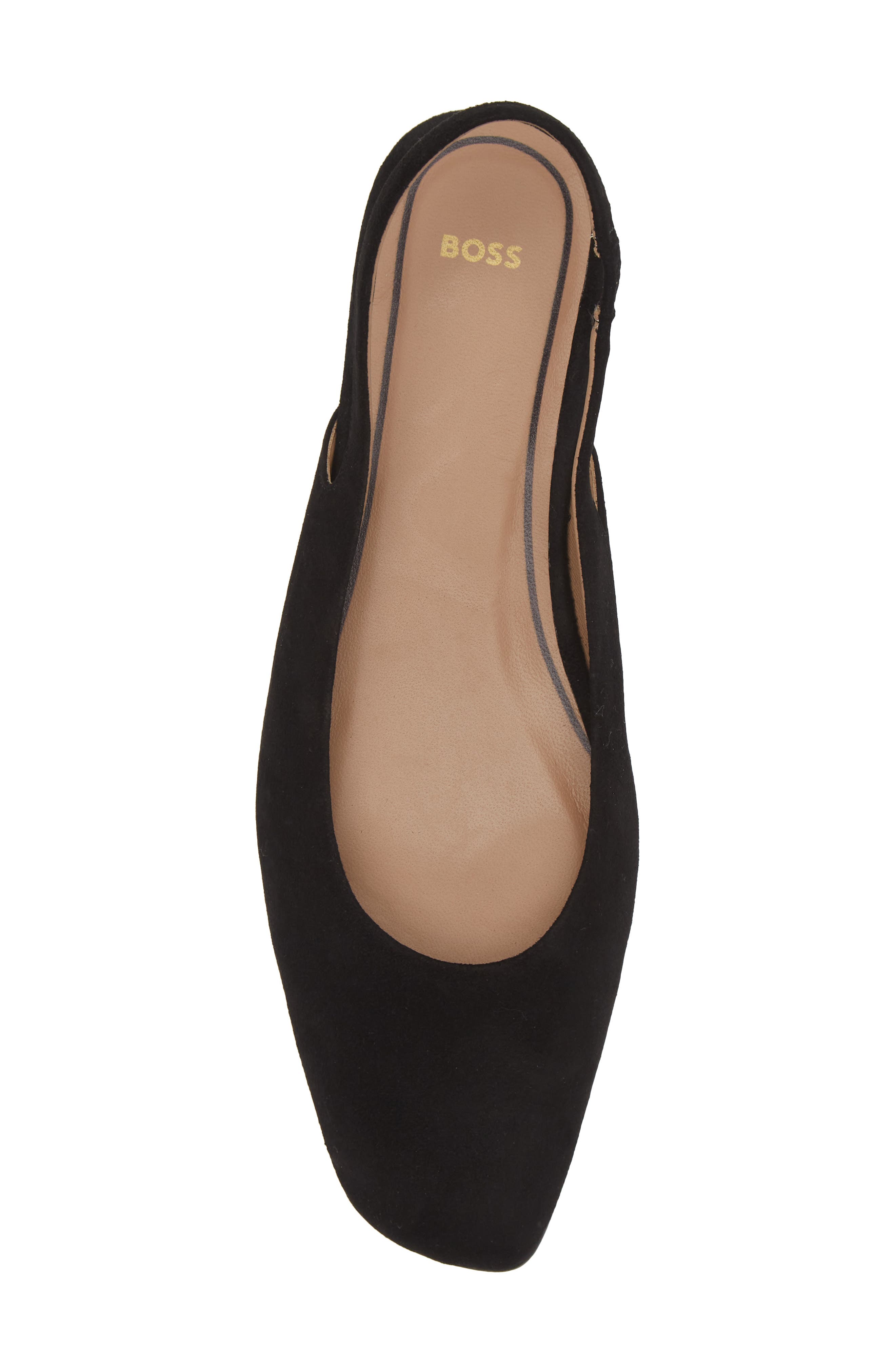 BOSS Rose Slingback Flat, Alternate, color, Black