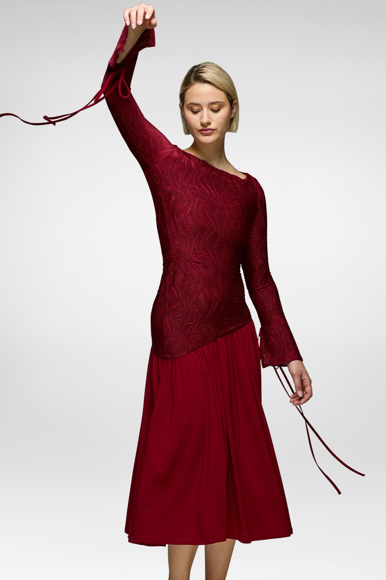 Meissa Dress, Alternate, color, Wine