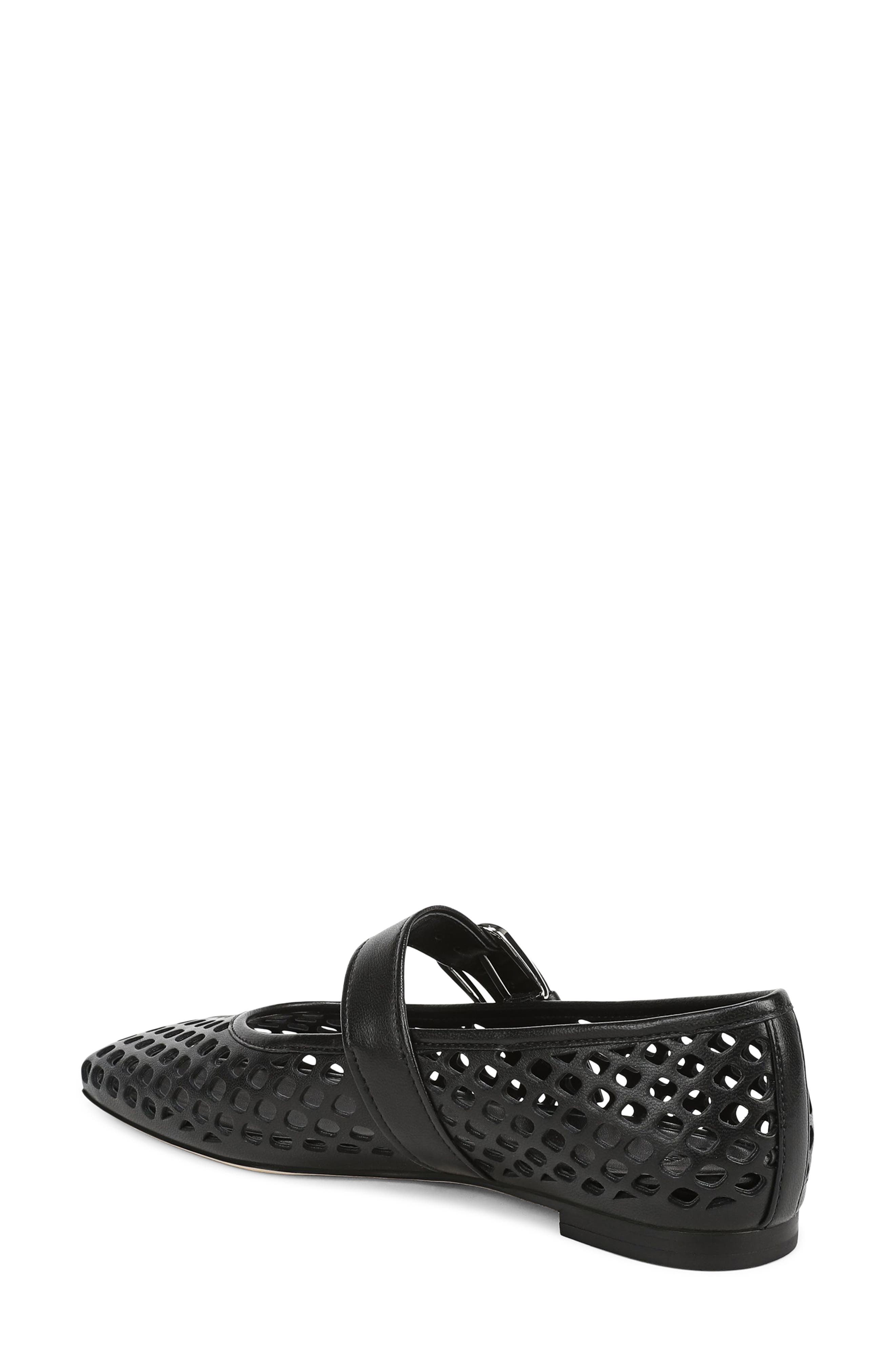 Vince Daniela Perforated Mary Jane Flat, Alternate, color, Black