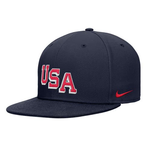 Youth Nike Navy US Hockey Pro Dri-FIT Snapback Hat