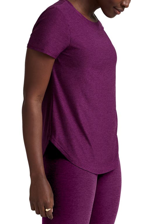 Beyond Yoga On The Down Low T-shirt In Purple