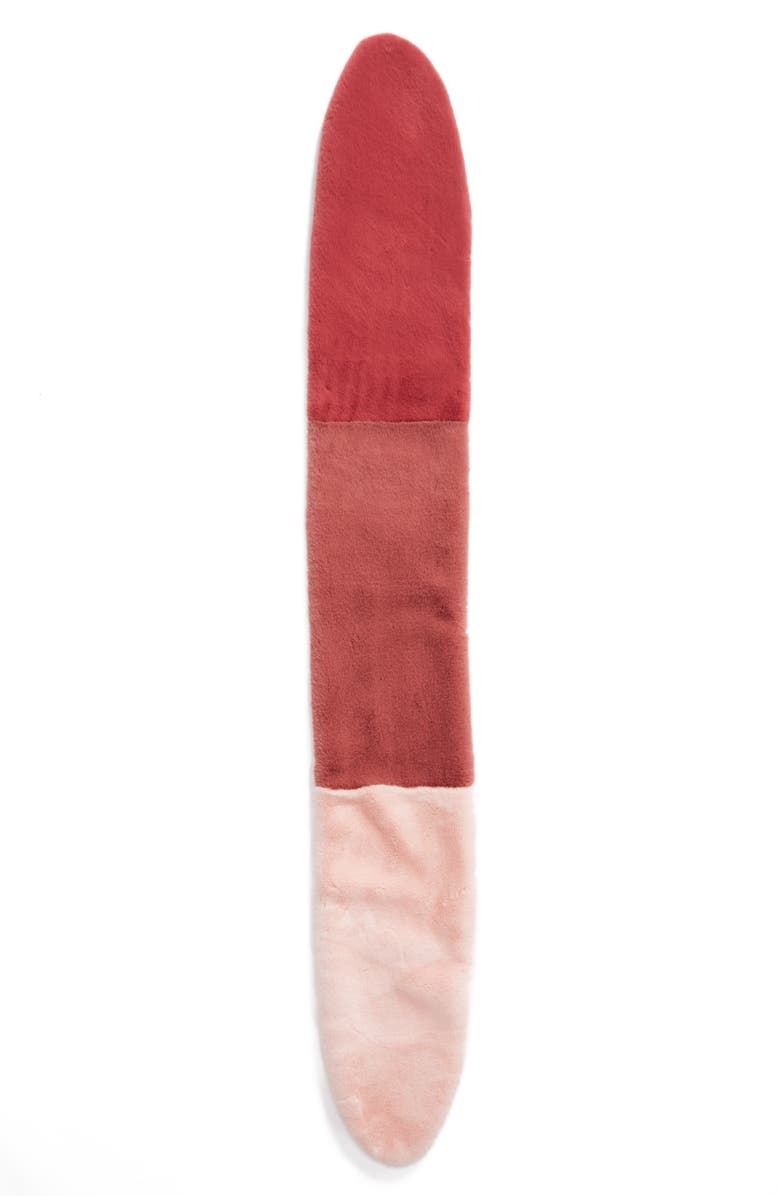 Halogen<sup>®</sup> x Atlantic-Pacific Colorblock Faux Fur Stole, Alternate, color,