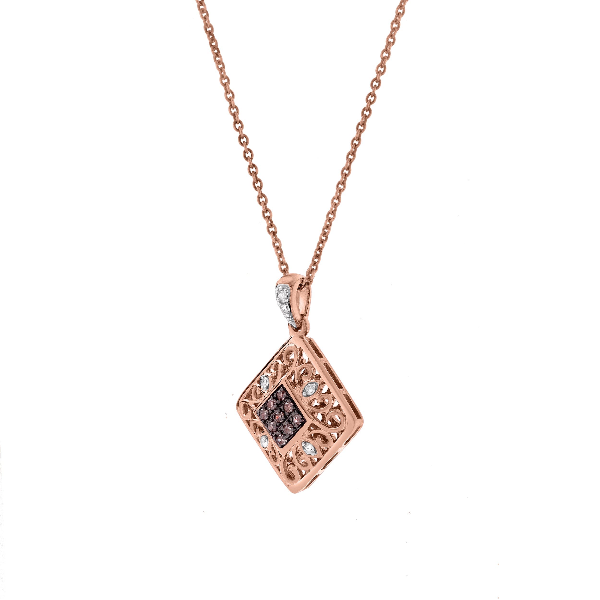 selected Pink Rhodium Sterling Silver