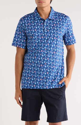 Bugatchi Victor Short Sleeve 8-Way Stretch OoohCotton® Knit Polo