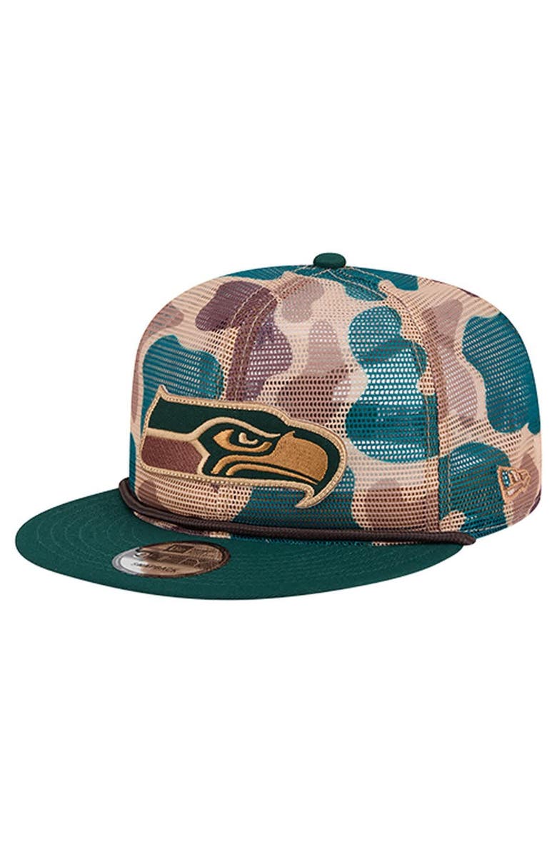 New Era Men's New Era Camo Seattle Seahawks Duck Camo 9FIFTY Snapback Hat, Main, color, Camo
