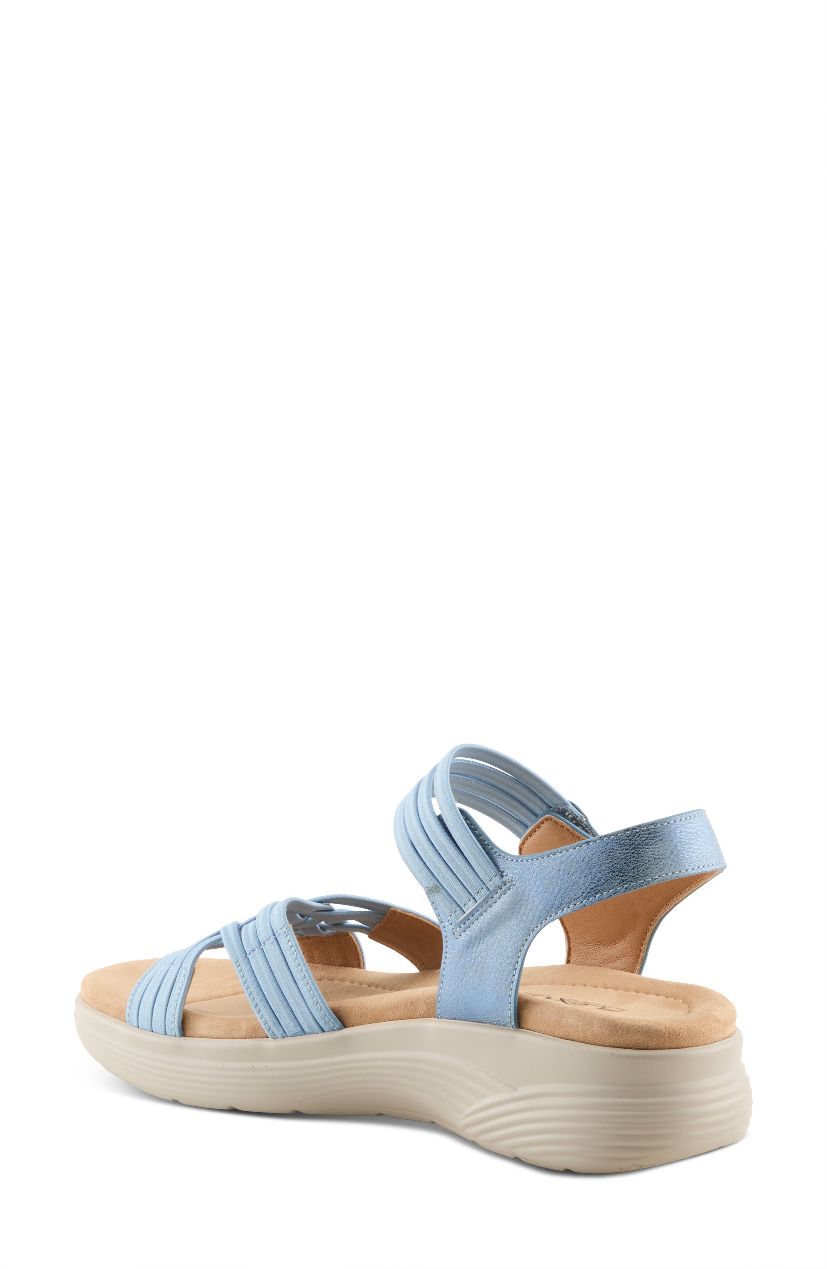 Delosa Platform Sandal, Alternate, color, SLATE