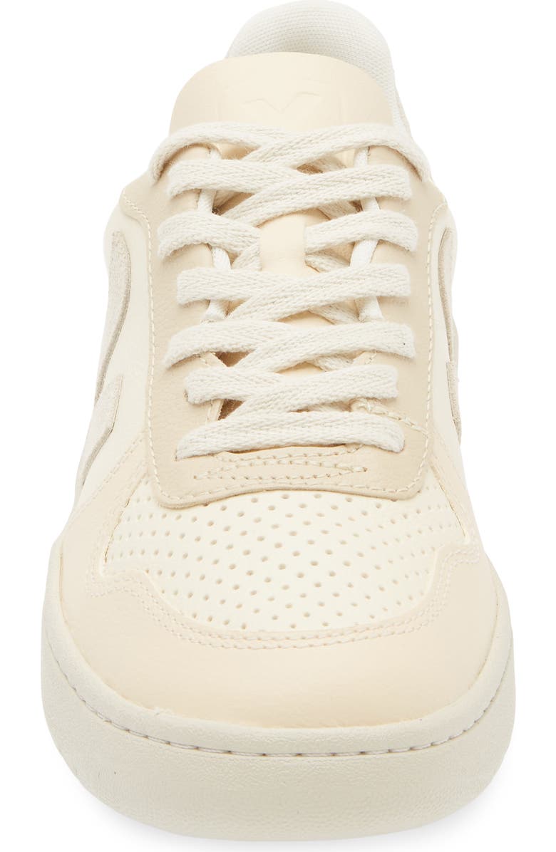 Veja V-10 Chrome Free Leather Sneaker, Alternate, color,