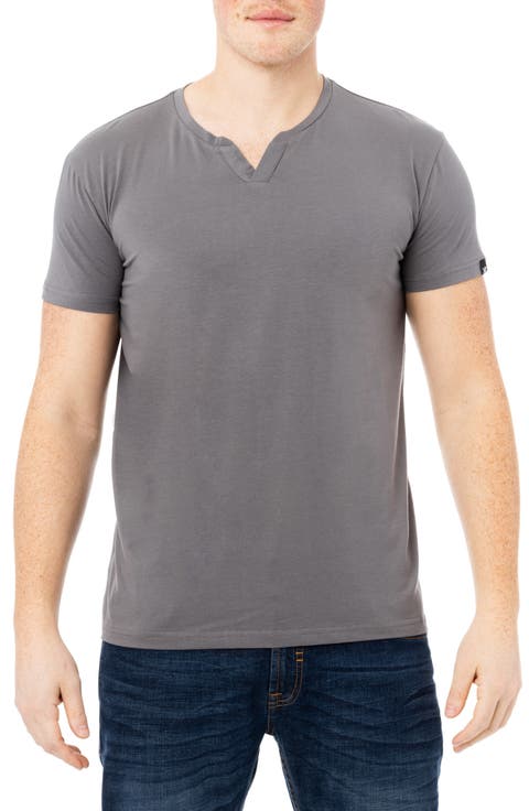 Split Neck T-Shirt