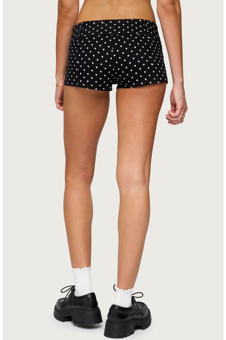 Twyla Polka Dot Shorts, Alternate, color, BLACK-AND-WHITE