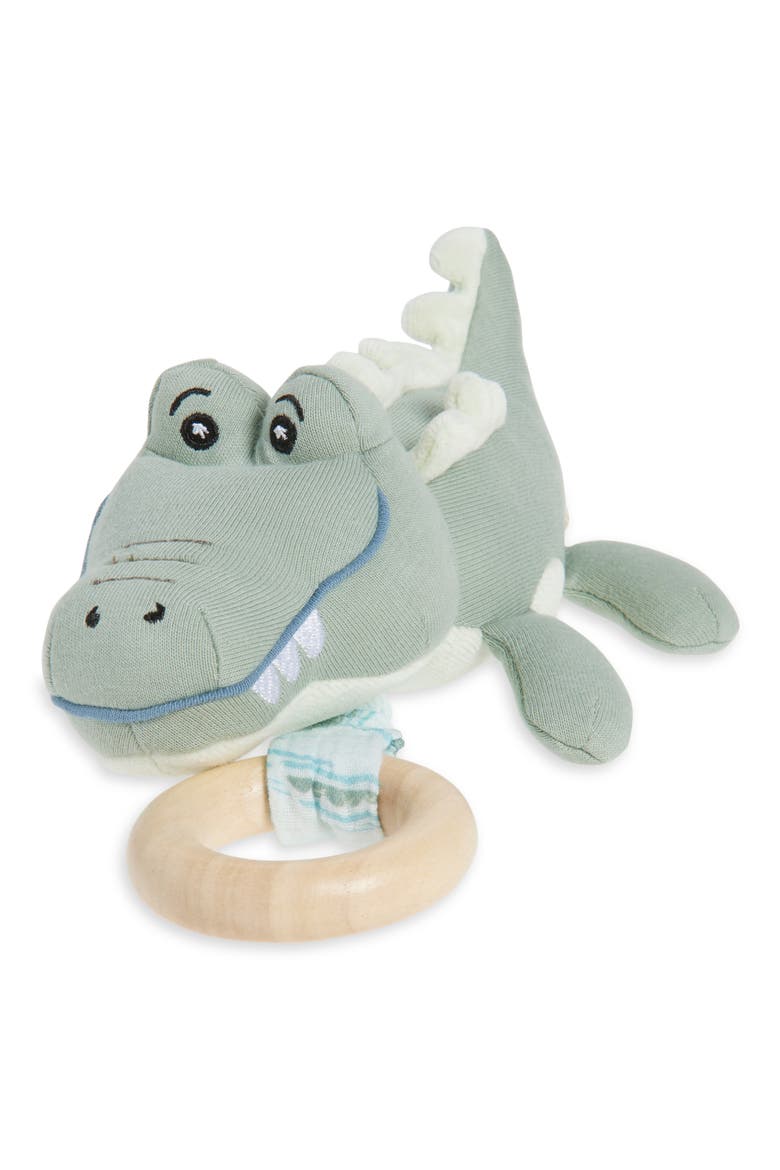 Crawling Critter Alligator Toy, Main, color, GREEN