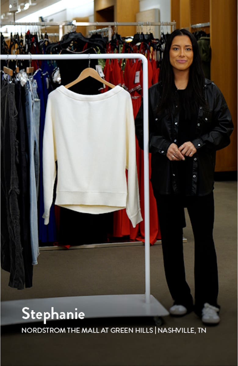 Organic Cotton Drawstring Neck Sweater, sales video thumbnail