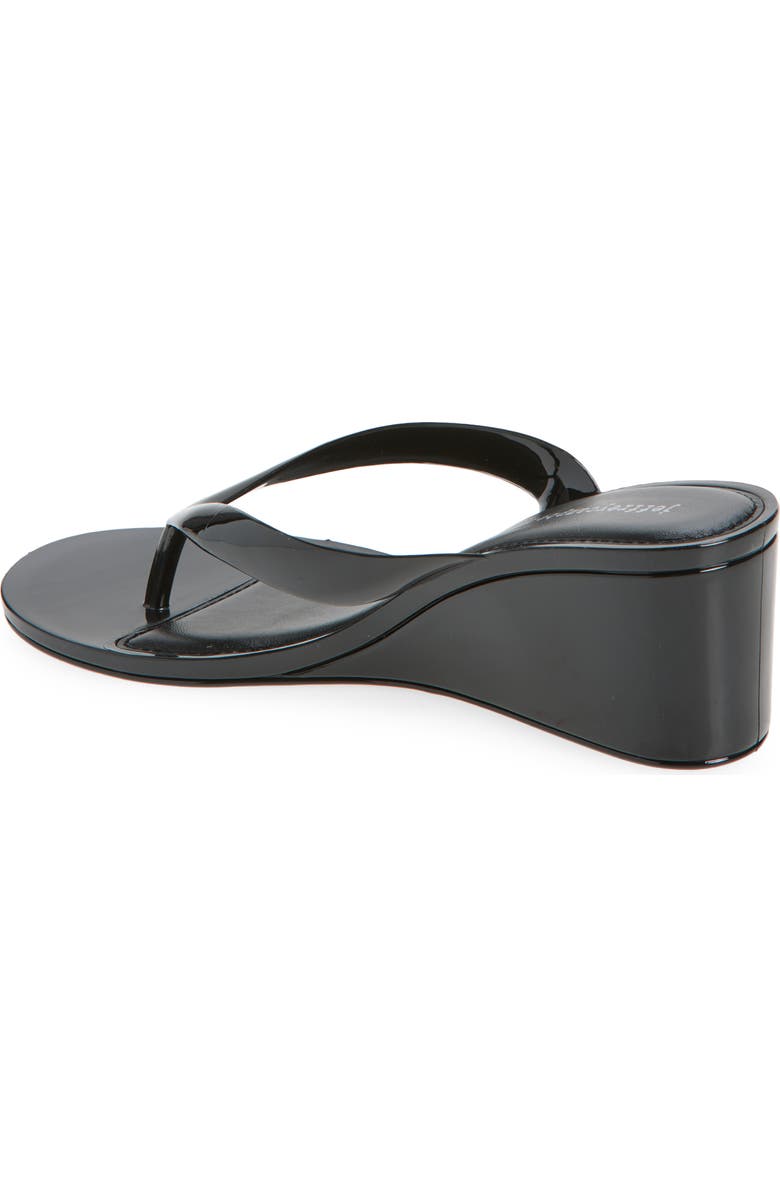 Jeffrey Campbell Gigabyte Wedge Flip Flop, Alternate, color, Black