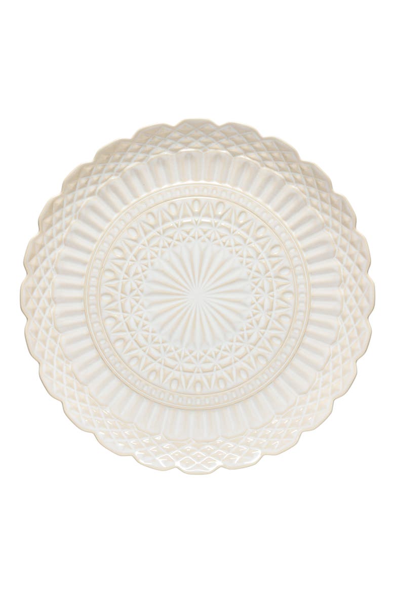 Cristal Round platter, Main, color, White