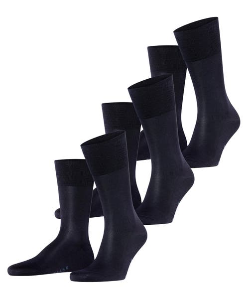 Falke Tiago Cotton Dress Socks In Black
