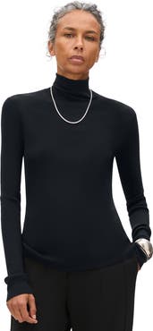 Another Tomorrow Rib Knitwear Turtleneck