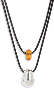 Open Edit Layered Pendant Necklace