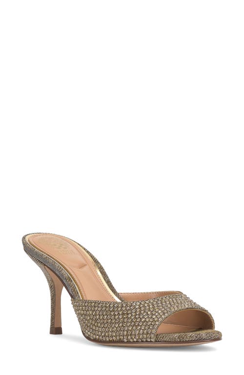 Vince Camuto Prynn Crystal Sandal In Brown