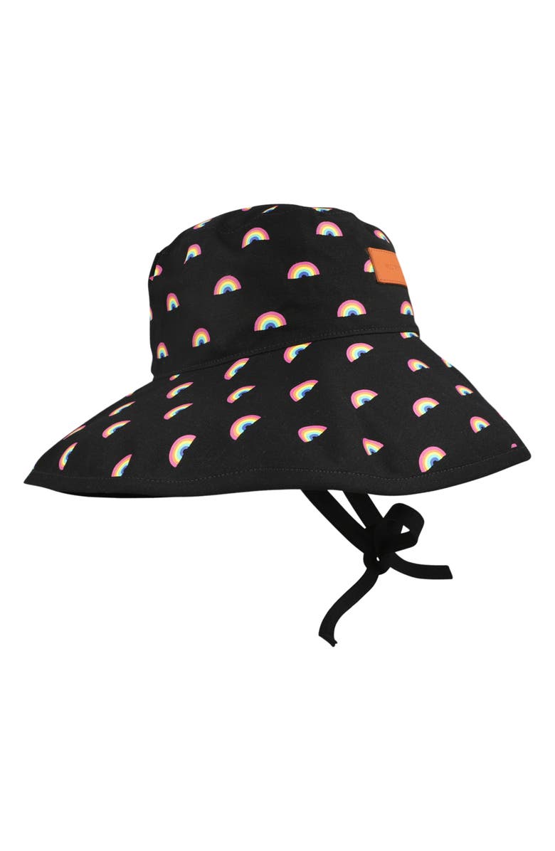 Kurt Geiger London Rainbow Print Bucket Hat, Alternate, color,