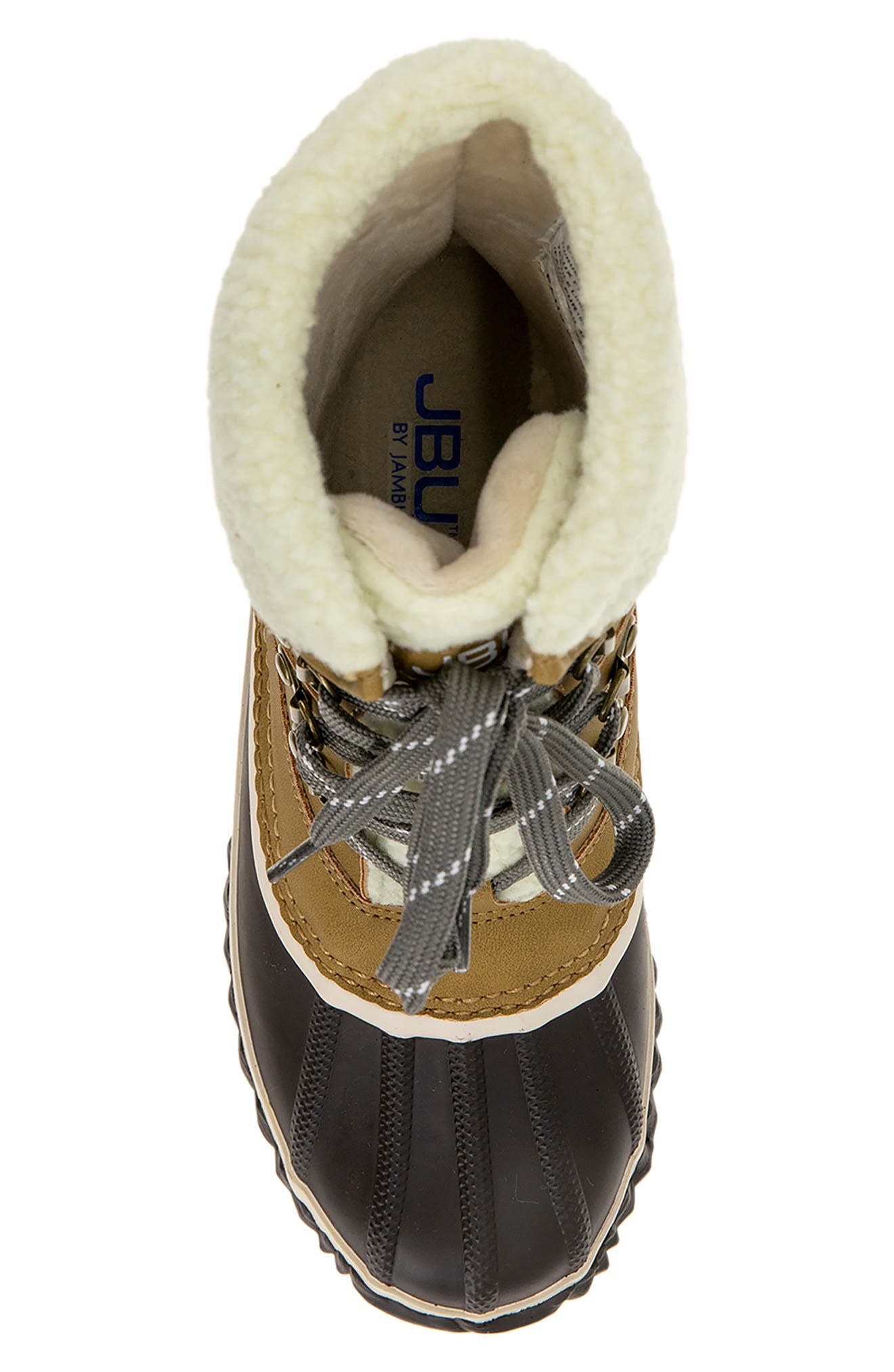 Jambu Lizzy Faux Shearling Lined Waterproof Duck Boot, Alternate, color, 