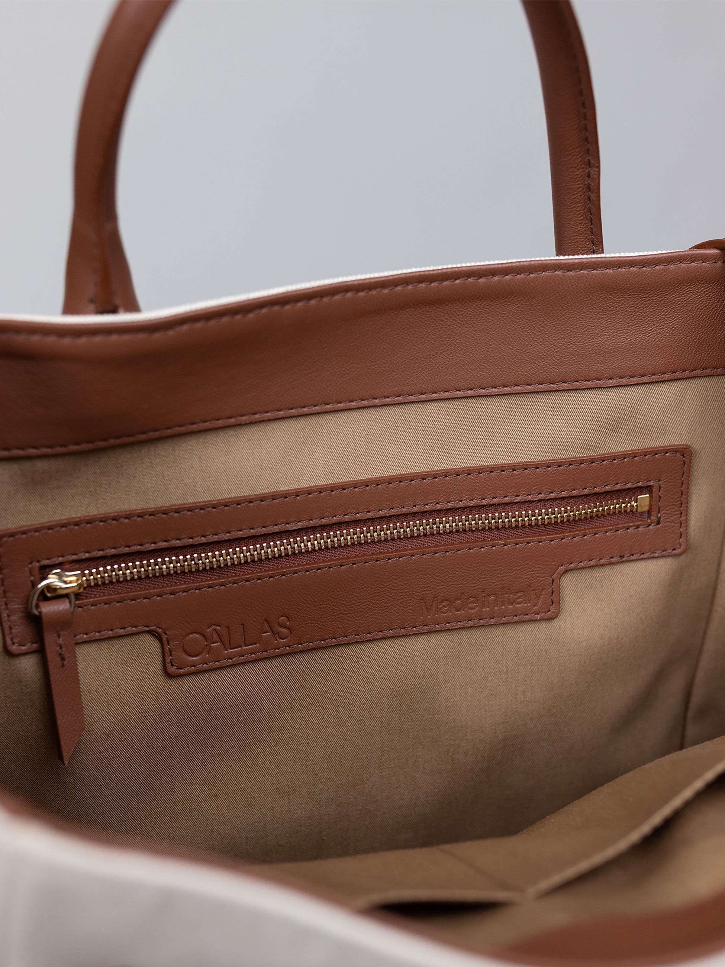 North / South Tote Bag Canvas, Alternate, color, Brandy